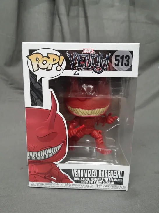 BOXED FUNKO POP MARVEL VENOM 513 - VENOMIZED DAREDEVIL COLLECTIBLE BOBBLE-HEAD