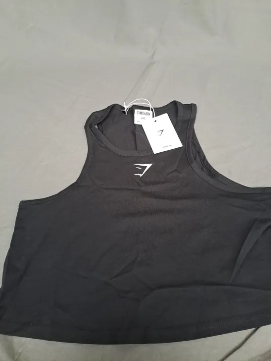 GYMSHARK LIFTING ESSENTIAL COTTON CROP TANK SIZE XXS