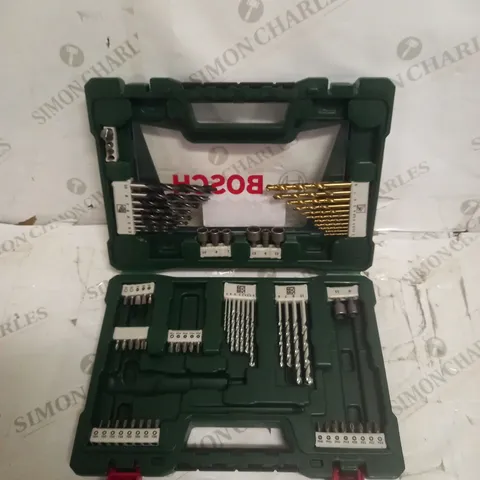 BOSCH 91PC. V-LINE TITANIUM DRILL AND SCREWDRIVER BIT SET