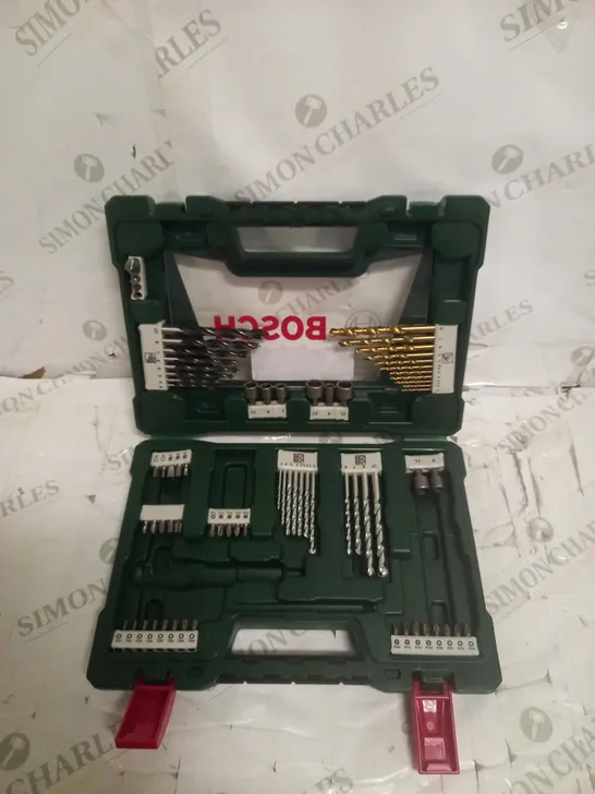 BOSCH 91PC. V-LINE TITANIUM DRILL AND SCREWDRIVER BIT SET