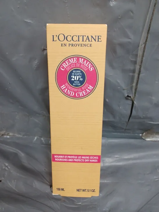 L'OCCITANE SHEA BUTTER WONDERFUL ROSE HAND CREAM