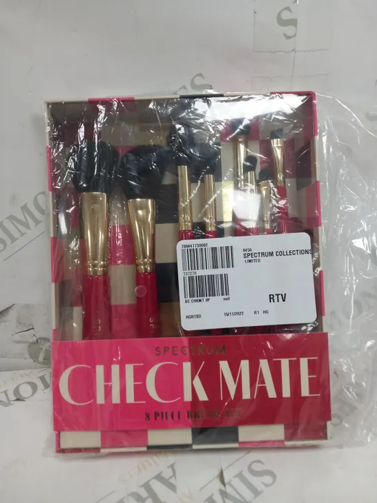 SPECTRUM 8 PIECE CHECKMATE BRUSH SET