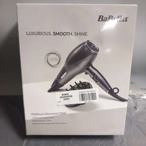 BOXED BABYLISS PLATINUM DIAMOND 2300 FAST DRYING