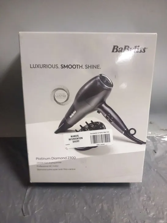 BOXED BABYLISS PLATINUM DIAMOND 2300 FAST DRYING