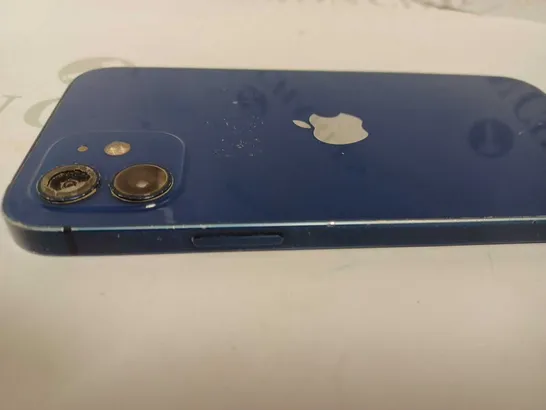 APPLE IPHONE - BLUE MODEL UNKNOWN