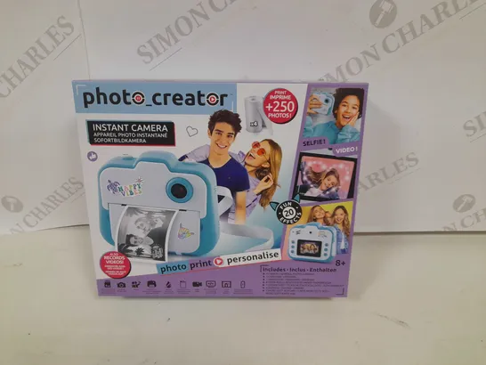 BOXED PHOTO CREATOR INSTANT CAMERA