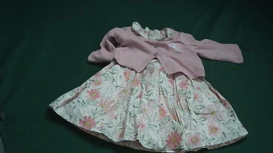 NEXT BABY OUTFIT PINK DRESS 3-6 MONTHS