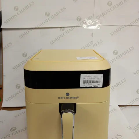 COOKS ESSENTIALS AIR FRYER IN YELLOW