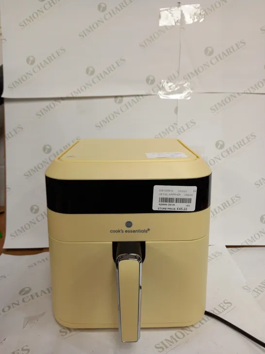 COOKS ESSENTIALS AIR FRYER IN YELLOW