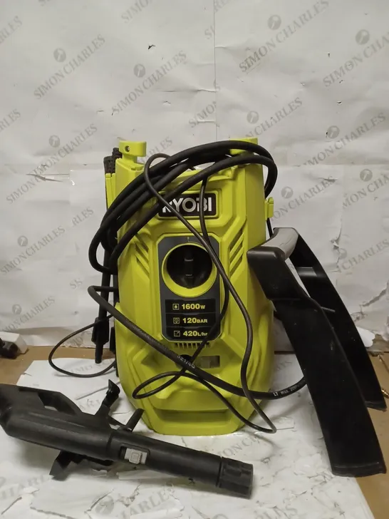 RYOBI RY120PWA 1600W 120BAR PRESSURE WASHER