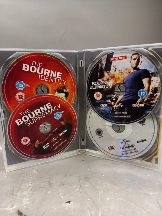 THE COMPLETE BOURNE 4 MOVIE COLLECTION DVD SET