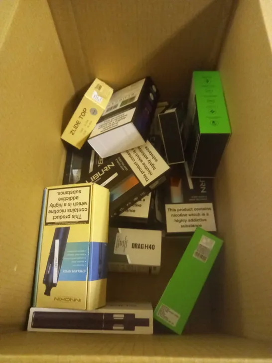 APPROXIMATELY 20 BOXED E-CIGARETTES TO INCLUDE UWELL, VAPORESSO, INNOKIN ETC