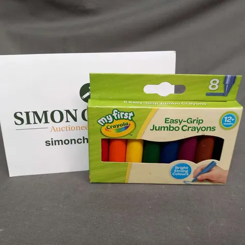 10 BOXED CRAYOLA MY FIRST EASY GRIP JUMBO CRAON PACKS