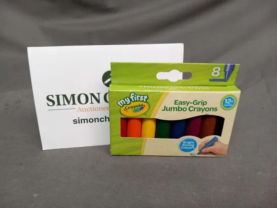 10 BOXED CRAYOLA MY FIRST EASY GRIP JUMBO CRAON PACKS