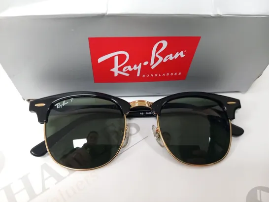 BOXED RAYBAN RB 3016 CLUBMASTER SUNGLASSES