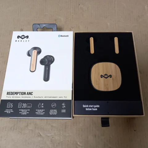 BOXED AS NEW MARLEY REDEMPTION ANC TRULY WIRELESS EARPHONES