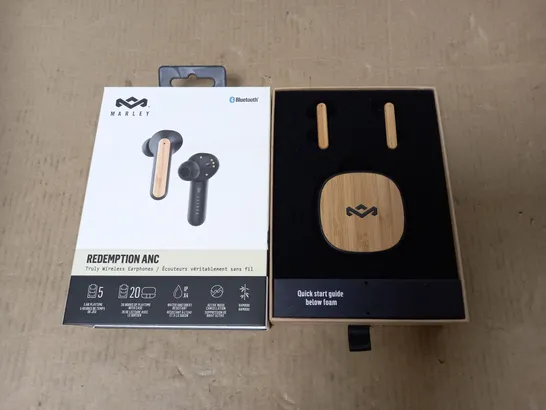 BOXED AS NEW MARLEY REDEMPTION ANC TRULY WIRELESS EARPHONES