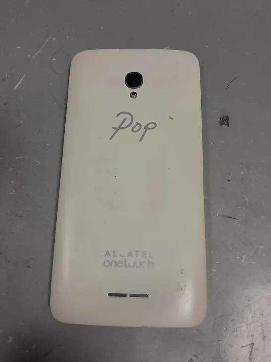 ALCATEL ONETOUCH POP MOBILE PHONE IN WHITE