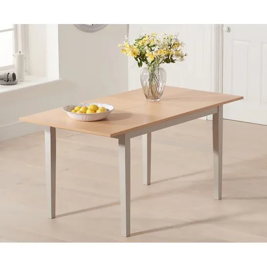 RENTAS EXTENDABLE DINING TABLE GREY/OAK