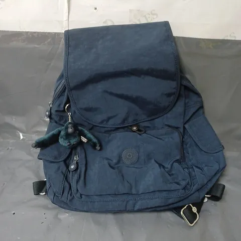 KIPLING BACKPACK WITH MONKEY BLUE