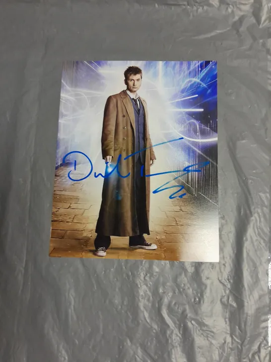 SIGNED DAVID TENNANT DOCTOR WHO PHOTOGRAPH