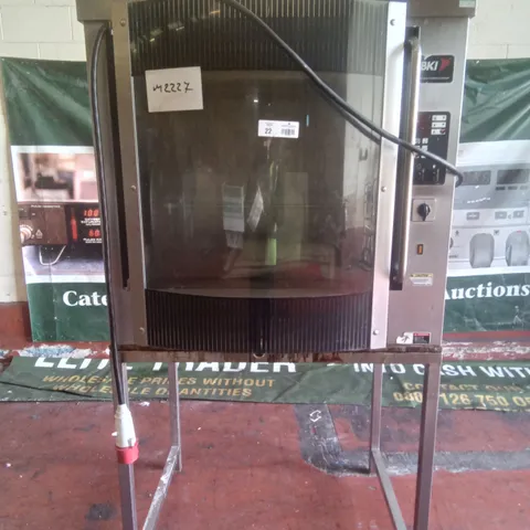 COMMERCIAL BKI SINGLE ROTISSERIE OVEN