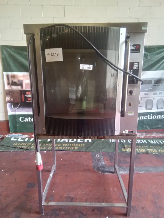 COMMERCIAL BKI SINGLE ROTISSERIE OVEN