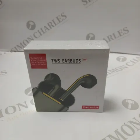 BOXED SEALED TWS EARBUDS J18 WIRELESS EARPHONES 