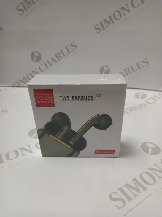 BOXED SEALED TWS EARBUDS J18 WIRELESS EARPHONES 