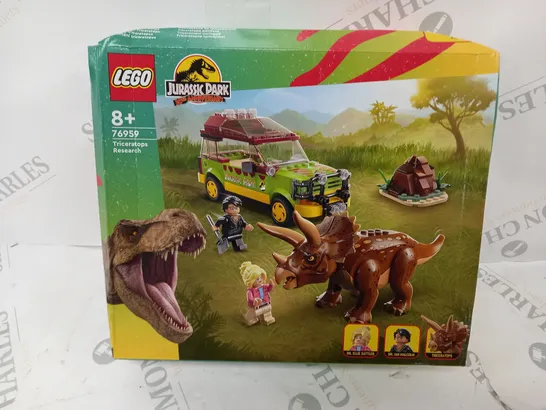 BOXED LEGO JURASSIC PARK TRICERATOPS RESEARCH - 76659 RRP £46.99