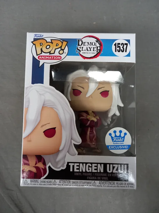 BOXED FUNKO POP COLLECTIBLE DEMON SLAYER VINYL FIGURE 1537 - TENGEN UZUI