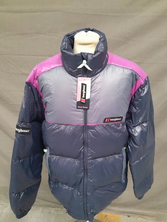 BERGHAUS BLOCKBACK DOWN JACKET SIZE M