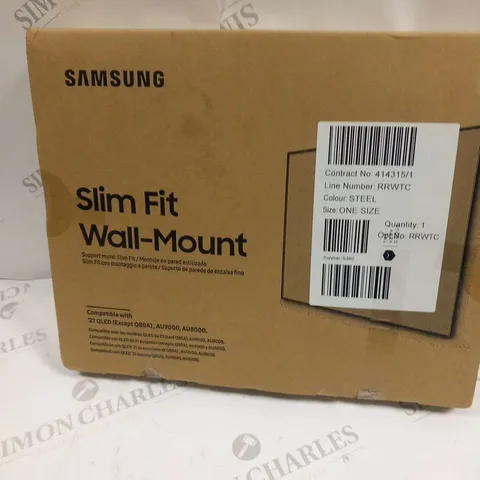 BOXED SAMSUNG SLIM FIT TV WALL-MOUNT COMPATIBLE WITH 21" QLED(EXCEPT Q80A), AU9000, AU8000