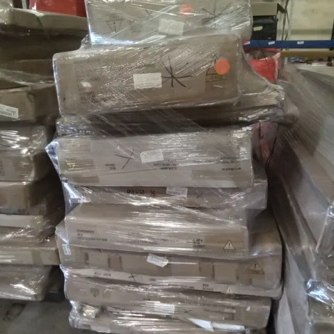 PALLET OF ASSORTED FLAT PACK FURNITURE PARTS