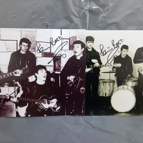 PETER BEST SIGNED ORIGINAL BEETLES PHOTOGRAPHS - NO AUTHENTICITY 