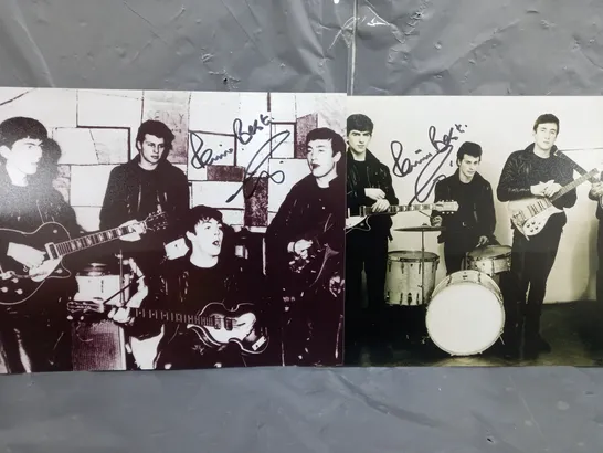 PETER BEST SIGNED ORIGINAL BEETLES PHOTOGRAPHS - NO AUTHENTICITY 