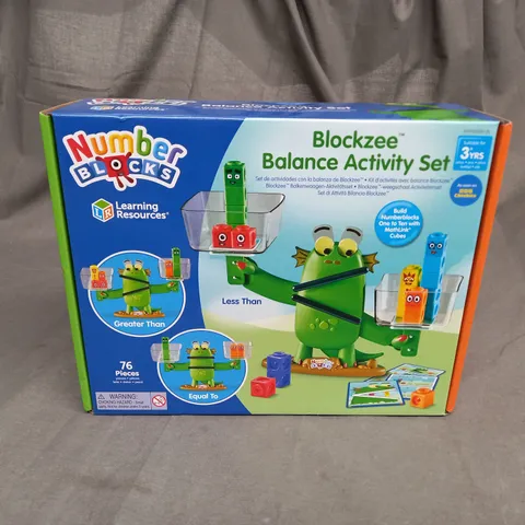 NUMBER BLOCKS - BLOCKZEE BALANCE ACTIVITY SET - AGES 3+