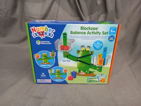 NUMBER BLOCKS - BLOCKZEE BALANCE ACTIVITY SET - AGES 3+