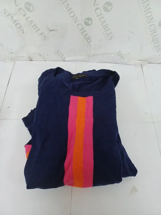 FRANK USHER SWEATER IN BLUE/PINK 