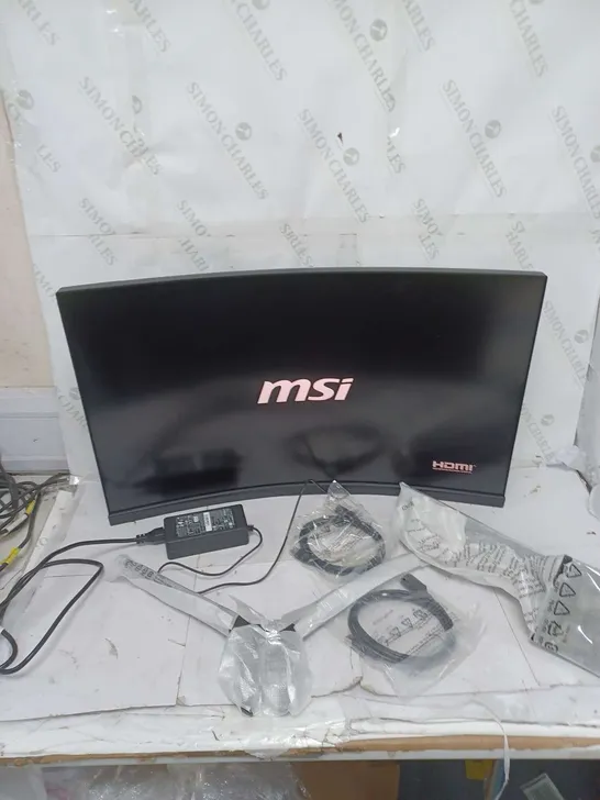 BOXED MSI MAG 325CQRXF CURVED GAMING MONITOR 