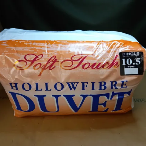 SOFT TOUCH HOLLOWFIBRE SINGLE DUVET