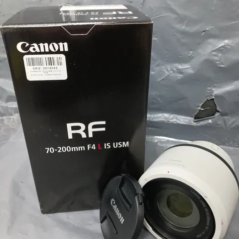 BOXED CANON RF 70-200mm F4 L IS USM LENS