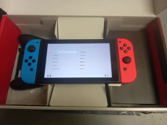 BOXED NINTENDO SWITCH HANDHELD GAMES CONSOLE