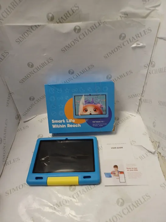 BOXED SMART LIFE KID TABLET. 10.1 SCREEN WITH INSTUCTIONS