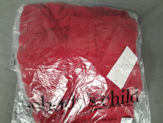 NOBODY'S CHILD ZOLA MIDAXI DRESS IN RED SIZE 10