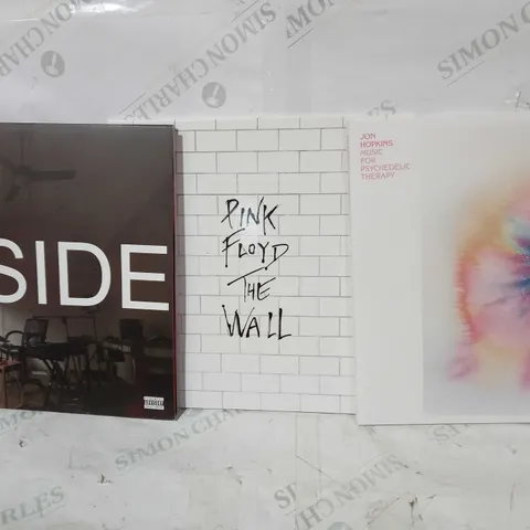 LOT OF APPROXIMATELY 10 ASSORTED MUSIC VINYLS TO INCLUDE JON HOPKINS, PINK FLOYD, INSIDE, ETC