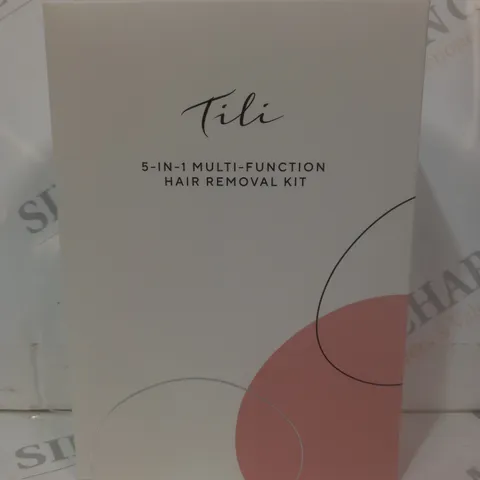 BOXED TILI 5-IN-1 MULTI FUNCTIONAL HAIR REMOVAL KIT IN PINK