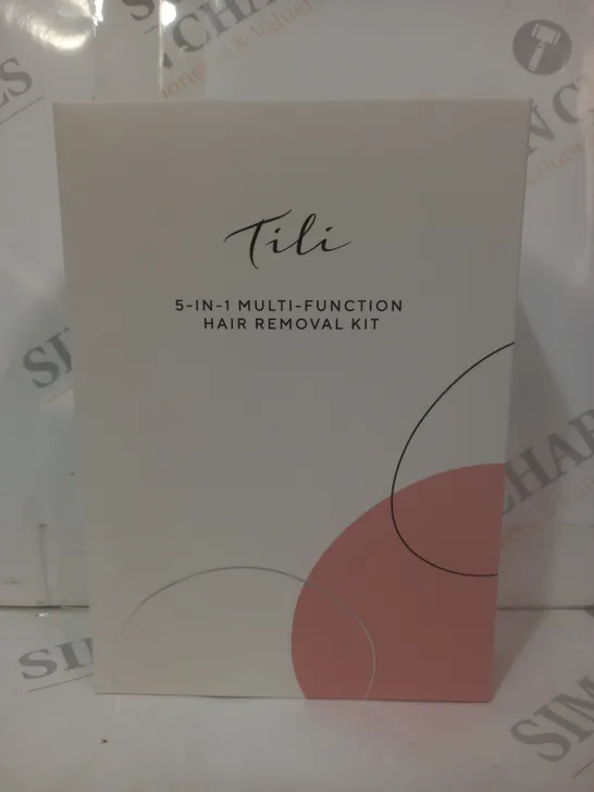 BOXED TILI 5-IN-1 MULTI FUNCTIONAL HAIR REMOVAL KIT IN PINK