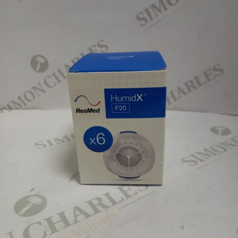 BOX OF 6 RESMED HUMIDX F20 FOR AIRMINI