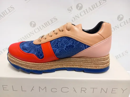 BOXED PAIR OF STELLA MCCARTNEY SPORTS SHOE SIZE 35